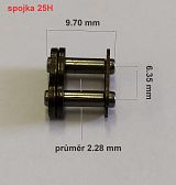 Spojka etzu 25H minibike, elektro kolobky - kliknte pro vce informac